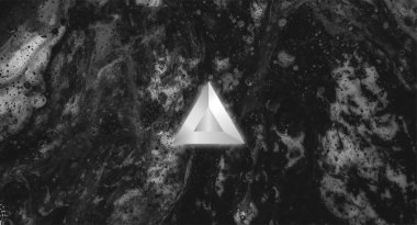 BAT para kripto para birimi. Soyut arkaplanda yarasa.