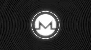 Monero ikonu. Monero kripto para birimi.