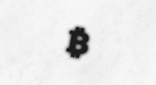 Btc Banner Bitcoin Btc Moneta Criptovaluta Concetto Banner Sfondo — Foto Stock