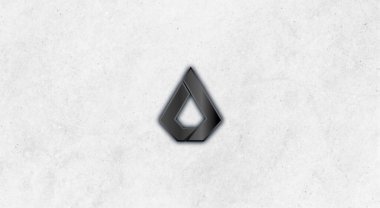 Lisk cryptocurrency coin symbol. Blockchain technology.