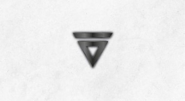 Velas cryptocurrency coin symbol. Blockchain technology.