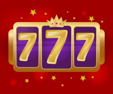 777 slot makinesi Golden ikramiyeyi kazandı. Büyük kazanç konsepti. Kumarhane ikramiyesi.