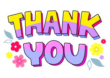 Dekoratif çiçekli ve beyaz arka planda izole bırakılmış eski metinler. Vektör illüstrasyonu.