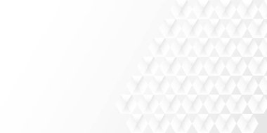 Soyut gri ve beyaz teknoloji geometrik kurumsal tasarım arka planı. Vektör beyaz bayrağı.