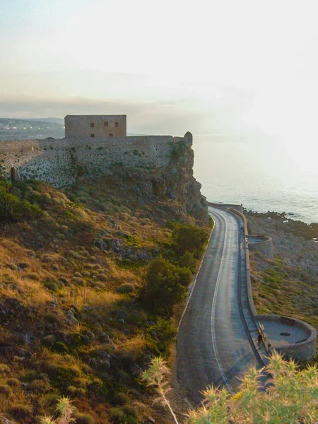 Oude Vesting Kasteel Fortezza Het Rethimno Kreta — Stockfoto