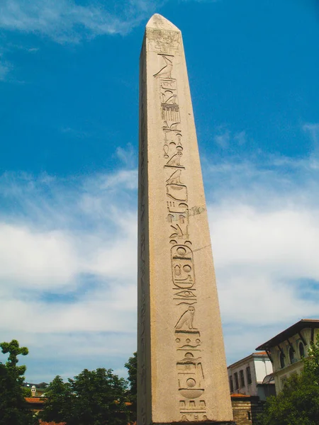 Obelisk Van Theodosius Uit Istanbul Turkije — Stockfoto