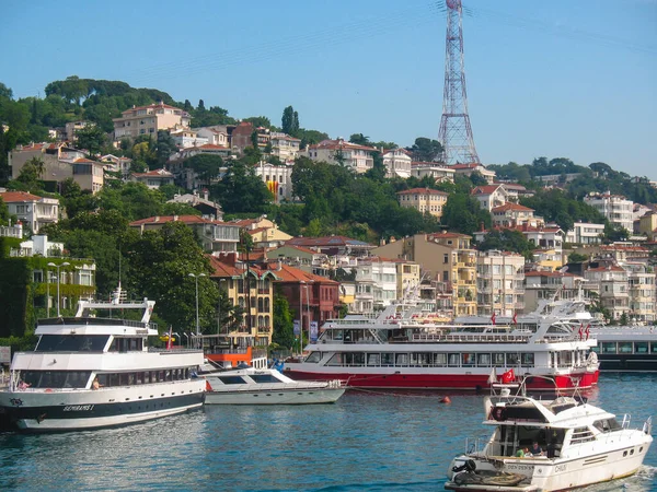 Boottocht Bosporus Istanbul Turkije — Stockfoto