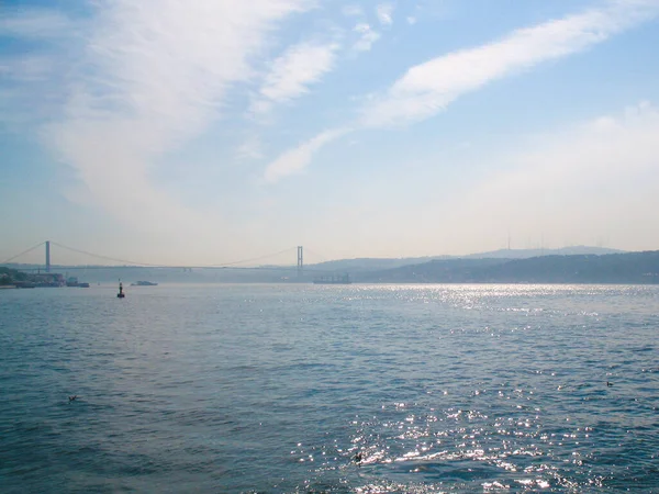 Bosporus Brug Istanbul Turkije — Stockfoto