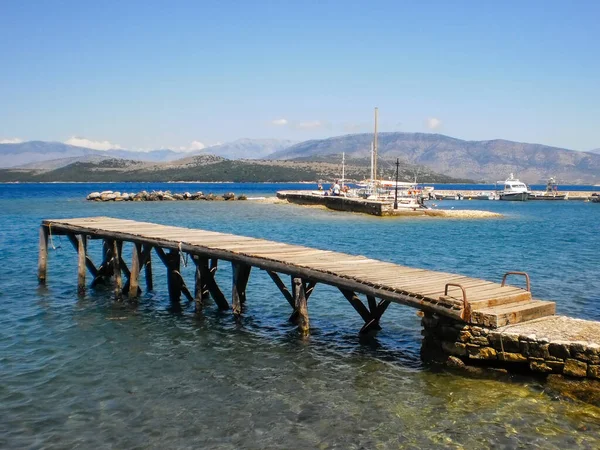 Vista Kerkyra Kouloura Isla Corfú Grecia — Foto de Stock
