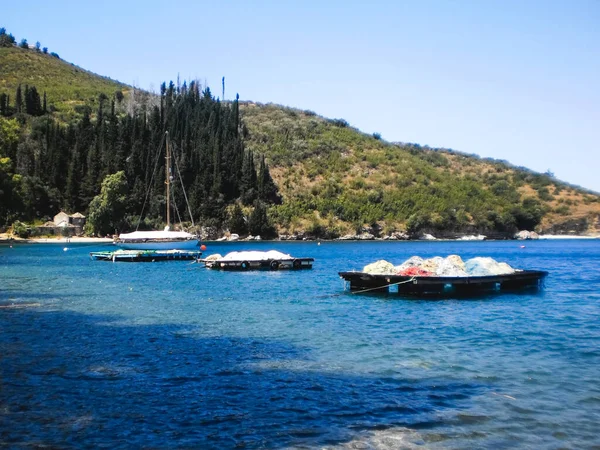 Uitzicht Kerkyra Kouloura Van Het Eiland Corfu Griekenland — Stockfoto