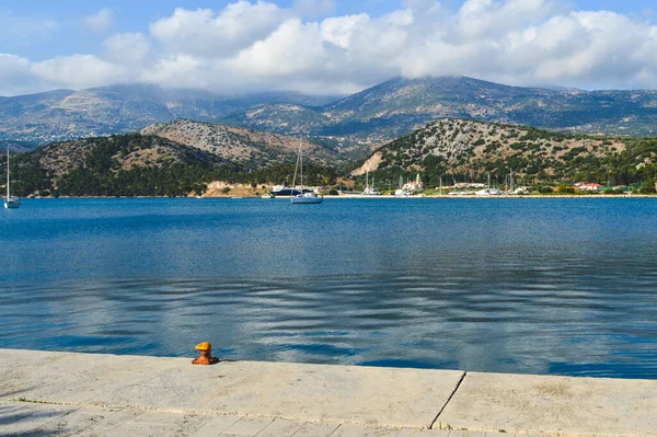 Город Аргостоли Острове Кефалония Греция — стоковое фото