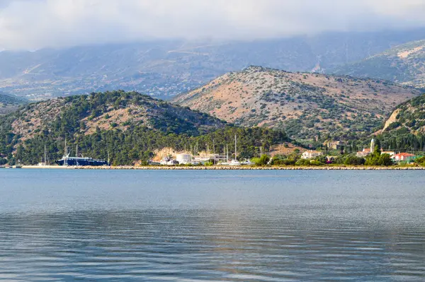 Město Argostoli Ostrově Kefalonia Řecko — Stock fotografie