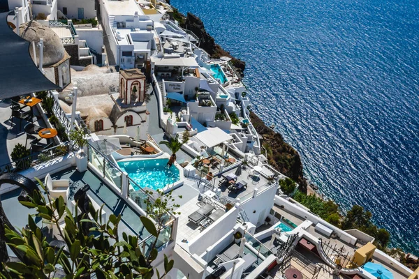 Santorini Una Isla Griega Para Vacaciones Verano —  Fotos de Stock