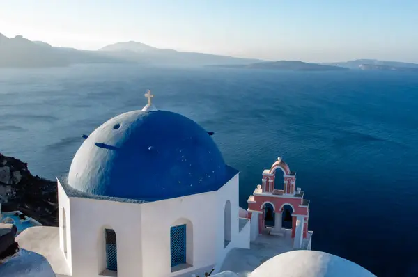 Santorini Een Grieks Eiland Voor Zomervakantie — Stockfoto
