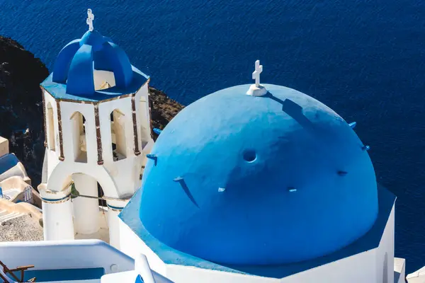 Santorini Uma Ilha Grega Para Férias Verão — Fotografia de Stock