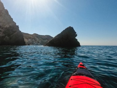 Santorini yaz tatilleri için bir Yunan adasıdır.