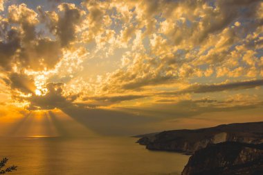 Yunanistan 'daki Zakynthos Adası güzel bir yaz mevsimi - Zakynthos Adası, Yunanistan, 06-17-2015