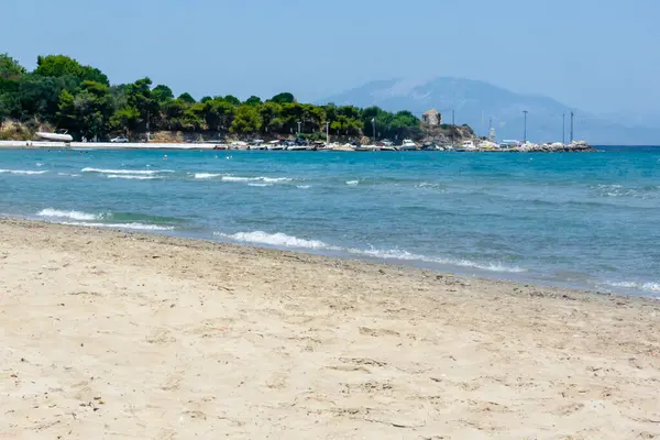 ギリシャのザキントス島は美しい夏の目的地です ザキントス島 ギリシャ 2015 — ストック写真