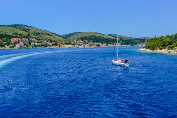 Yunanistan Daki Kefalonia Adasına Gezi Çok Güzel Bir Yaz Gezisi — Stok fotoğraf