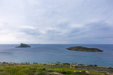 Yunanistan 'daki Syros Adası çok güzel bir yaz mevsimi - Syros Adası, Yunanistan, 08-16-2020