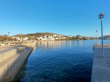 Yunanistan 'daki Syros Adası çok güzel bir yaz mevsimi - Syros Adası, Yunanistan, 08-16-2020