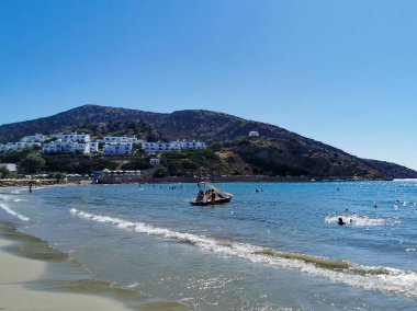 Yunanistan 'daki Syros Adası çok güzel bir yaz mevsimi - Syros Adası, Yunanistan, 08-16-2020