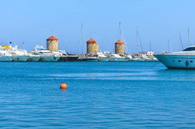 Yunanistan 'daki Rodos adası güzel bir yaz mevsimi - Rodos adası, Yunanistan, 07-28-2018