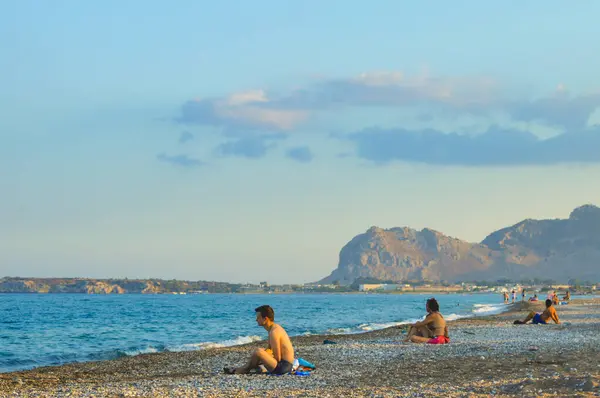 Острів Родос Греції Красиве Літнє Місце Острів Родос Греція 2018 — стокове фото