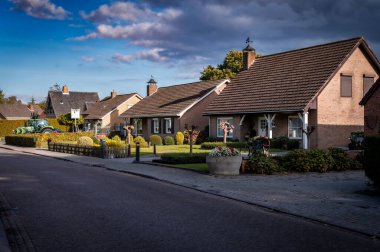 Şehrin güzel manzarası Baarle.