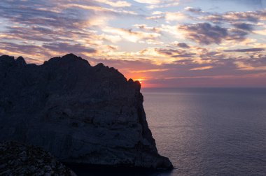 Ib Santa Ponsa Mallorca 'da gün batımı, İspanya