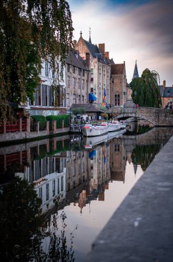 Brugge, Belçika 'nın güzel şehri.