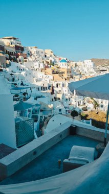 Santorini Island, Yunanistan güzel görünümü