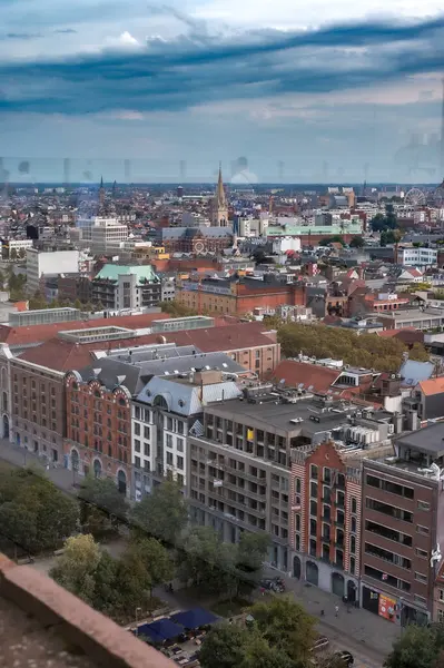Belçika 'da antwerpen' in hava manzarası