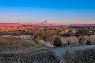 Kapadokya 'nın güzel manzarası