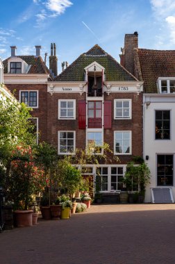 Hollanda 'nın tarihi Middelburg kenti