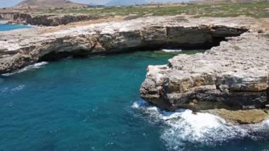Yunan tatil beldesi Girit adasının güzel deniz manzarası