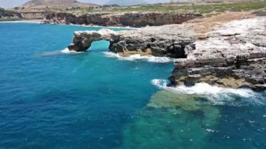 Yunan tatil beldesi Girit 'teki güzel deniz manzarası