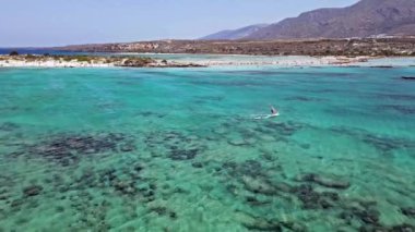 Yunan tatil beldesi Girit 'teki güzel bir sahil manzarası