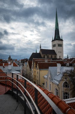 Tallinn, Estonya 'nın manzarası.