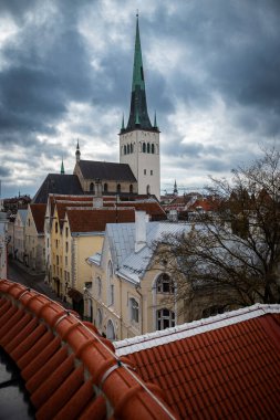 Tallinn, Estonya 'nın manzarası.