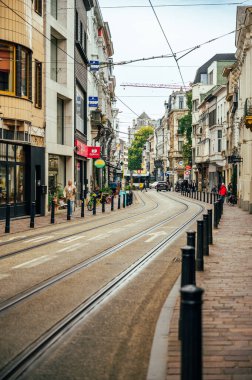 Gent, Belçika - 3 Ekim 2025 Gent 'in Tarihi Merkezi' nde Sonbahar Günü