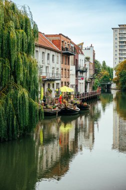 Gent, Belçika - 3 Ekim 2025 Gent 'in Tarihi Merkezi' nde Sonbahar Günü