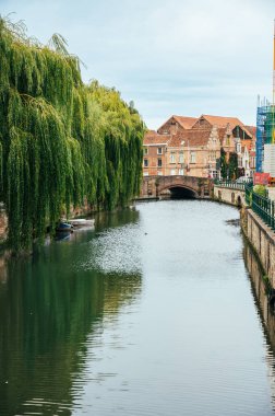 Gent, Belçika - 3 Ekim 2025 Gent 'in Tarihi Merkezi' nde Sonbahar Günü