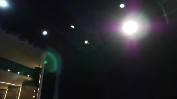 Сценічне Освітлення Театральній Сцені — стокове відео
