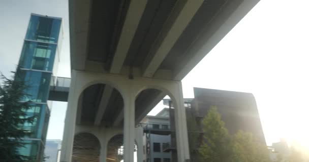 John Seigenthaler Pedestrian Bridge Nashville — Vídeo de stock
