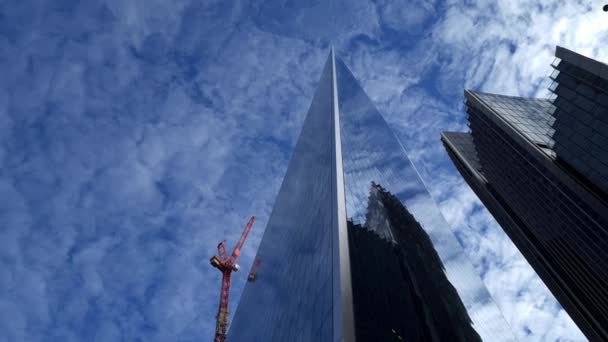 Στο Λονδίνο 2023 Σύγχρονοι Ουρανοξύστες Στην Πόλη Του Λονδίνου Κτίριο — Αρχείο Βίντεο
