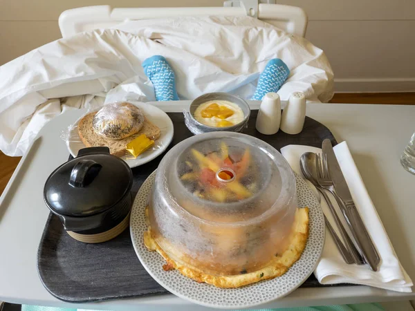 High quality luxury food served in a private hospital.