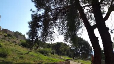 Vonitsa Venedik Kalesi 'nin tepesindeki tahkimat. Vonitsa. Yunanistan.