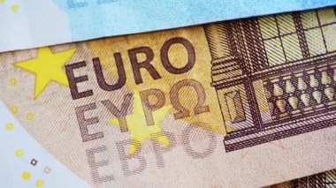 Avrupa Birliği Euro banknotlarının kapanış noktası Euro kelimesine odaklanıyor.