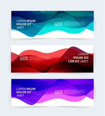 Geometric banner design with Vector presentation template.